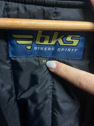 Chaqueta de moto BKS negra