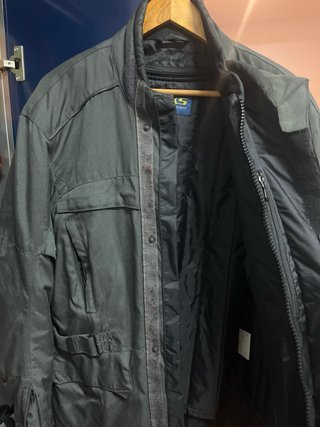 Chaqueta de moto BKS negra