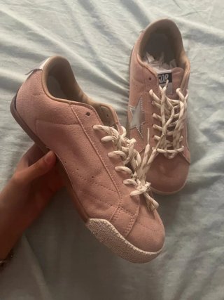 Golden Goose True Star Rosa Plata