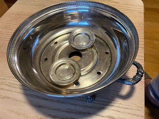 Calentador de Platos Antiguo 23 cm
