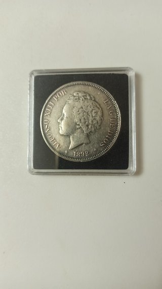 Moneda Alfonso XIII 1892