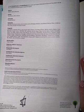 Economía, 1 Bachillerato