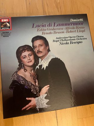 Caja 2 Vinilos Clásica Ópera Lucia di Lammermoor