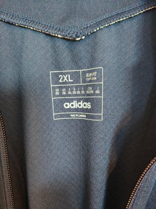 Chaqueta Adidas Azul Talla XXL