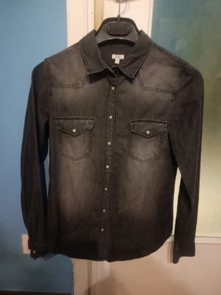 Camicia OVS in denim grigia