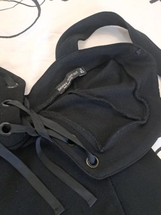 Body Negro con Lazo Bershka Talla S