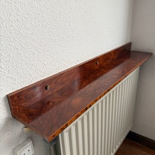 Estantería madera en raíz nogal + 3 estanterías