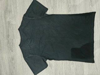 Camiseta Negra Estampado Baloncesto