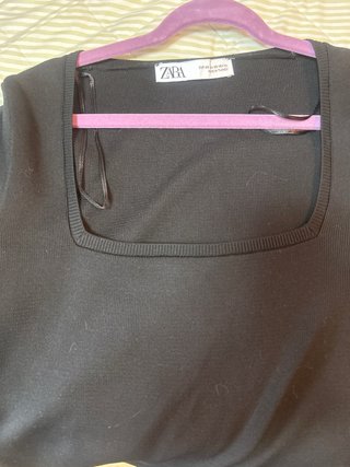 Vestido Negro Zara Talla Xs