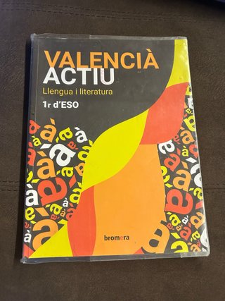 Valencià, Lengua i Literatura, 1r d'ESO, Valenc...