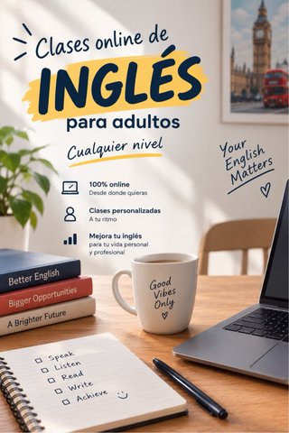 Clases Inglés Online (adultos)