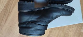 Botines moto piel de marca de lujo Fendi originale