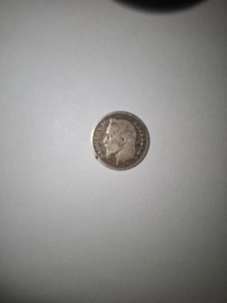 Moneda Antigua Imperio Francés 1860