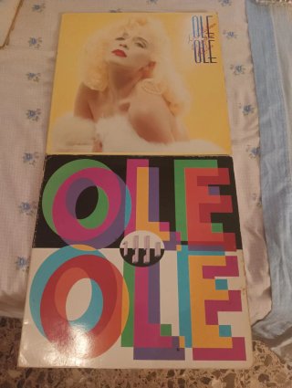 LOTE 2 VINILOS LP OLE OLE MARTA SANCHEZ SIN PROBAR