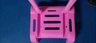 Carrito de ruedas rosa mochila niña