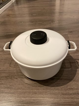 Arrocera microondas con tapa