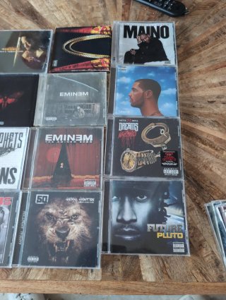 Lote de 10 CDs de Rap y Hip Hop