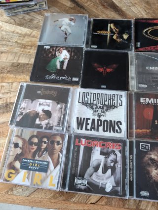 Lote de 10 CDs de Rap y Hip Hop