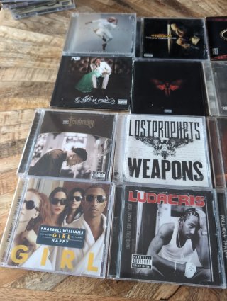 Lote de 10 CDs de Rap y Hip Hop