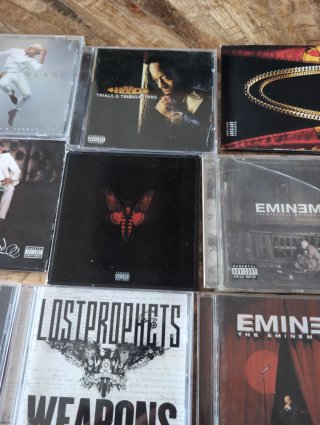 Lote de 10 CDs de Rap y Hip Hop
