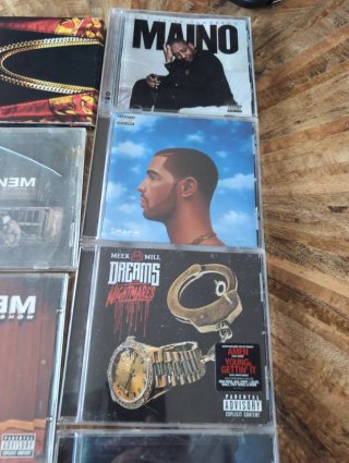 Lote de 10 CDs de Rap y Hip Hop