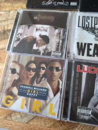 Lote de 10 CDs de Rap y Hip Hop
