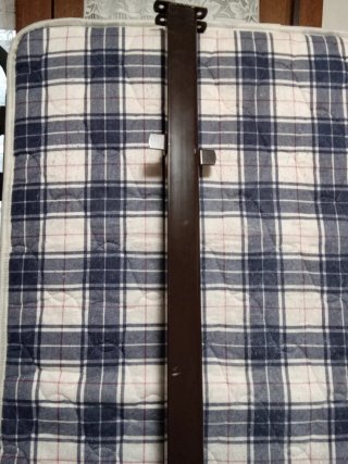 Cama de madera 90 cm con colchón