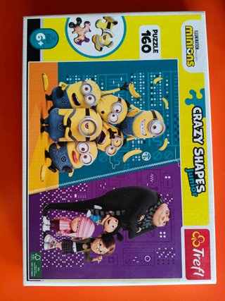 Puzzle Minions Crazy Shapes Junior 160 piezas