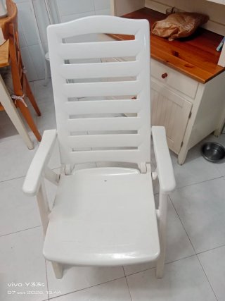 Silla de jardín/playa Leroy Merlin reclinable
