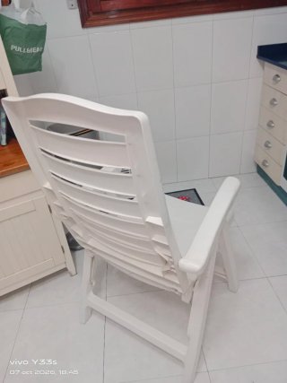 Silla de jardín/playa Leroy Merlin reclinable
