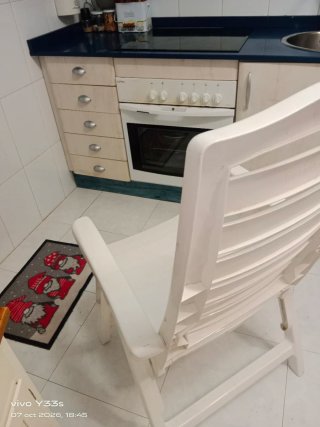 Silla de jardín/playa Leroy Merlin reclinable