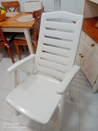 Silla de jardín/playa Leroy Merlin reclinable