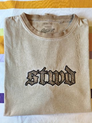 Camiseta chico Pull&Bear Beige Boxy Fit