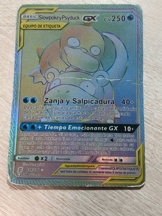 Carta Pokémon Slowpoke & Psyduck GX 239/236