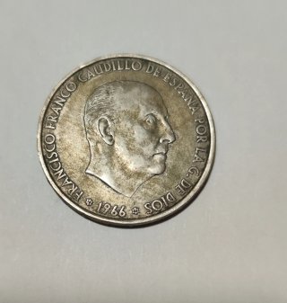 Moneda 100 Pesetas 1966 Francisco Franco