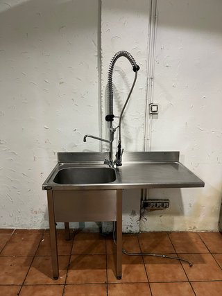 Fregadero Industrial de Acero Inoxidable