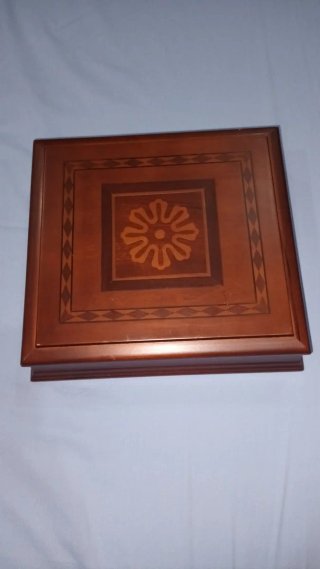 Joyero de Madera con Espejo