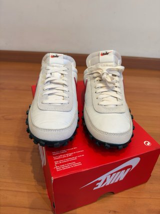 Zapatillas Nike Waffle Racer Blanco y Rojo