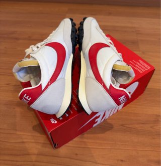 Zapatillas Nike Waffle Racer Blanco y Rojo