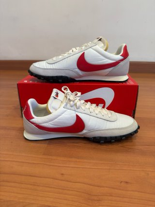 Zapatillas Nike Waffle Racer Blanco y Rojo