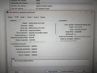 Ordenador gaming potente 5700x3D y 3070