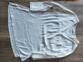 Camisa blanca manga larga