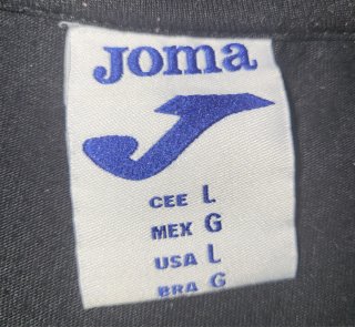 Camiseta Deportiva Joma Negra y Gris Talla L