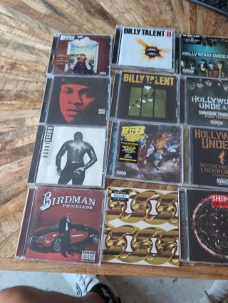 Lote de 11 CDs de Música Rap y Rock
