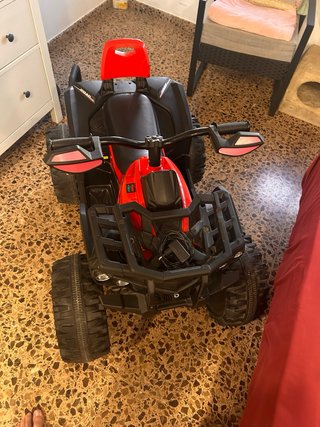 Quad infantil rojo