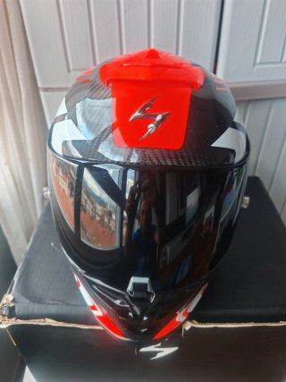 Casco moto Scorpion EXO R1 Air Carbon Supra