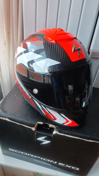 Casco moto Scorpion EXO R1 Air Carbon Supra