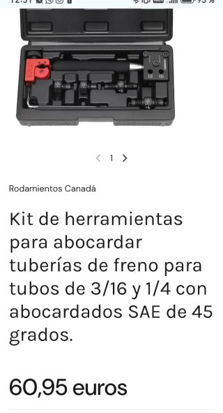 Kit de herramientas para abocardar tuberías