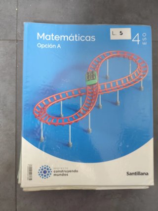 Libro de matemáticas 4 de la eso
