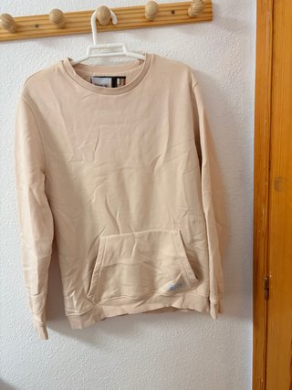 Sudadera Beige sin Capucha